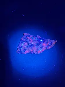 Iridescent Marcasite on Mangano Calcite Guerrero, Taxco Mex 11 Grams