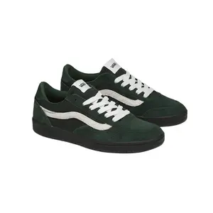 VANS Cruz Too 90's Deep Forest ComfyCush Low Top Lace-Up Suede Athletic Sports Shoe - Men's Closed Casual Training Trainer with Logo Embroidery, Padded Collars, Co-Molded Foam Rubber Insole, Rubber Sole, Sneaker, Footwear, Classic, Easy Casual Trainers