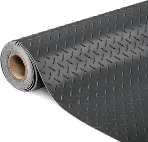 Bonnlo 5x10 FT Garage Floor Mat for Under Car,Thickened PVC Roll Floor mats, Waterproof Non Slip Parking Mat