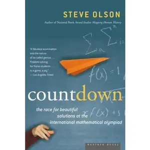 USED Book - Count Down: Six Kids Vie for Glory at the World's Toughest Math Competition by Steve Olson (Paperback) - english