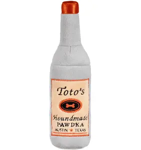 Nestpark Toto's Plush Squeaky Crinkle Dog Toy - 9.5 Inch Stuffed Toy for Medium, Small, and Large Dogs - Funny Gift for Dog Birthdays