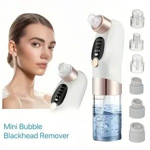 Blackhead Removal Pore Vacuum Device, Facial Blackhead Remover, Electric Acne and Pore Whitehead Extraction Tool Set - 3 suction functions, 6 probes, USB rechargeable acne extraction tool kit