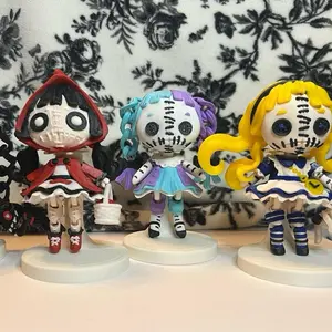 Fully articulated creepy doll