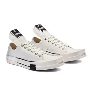 Converse Rick Owens x TURBODRK Chuck 70 Low 'Lily White' | Size 12