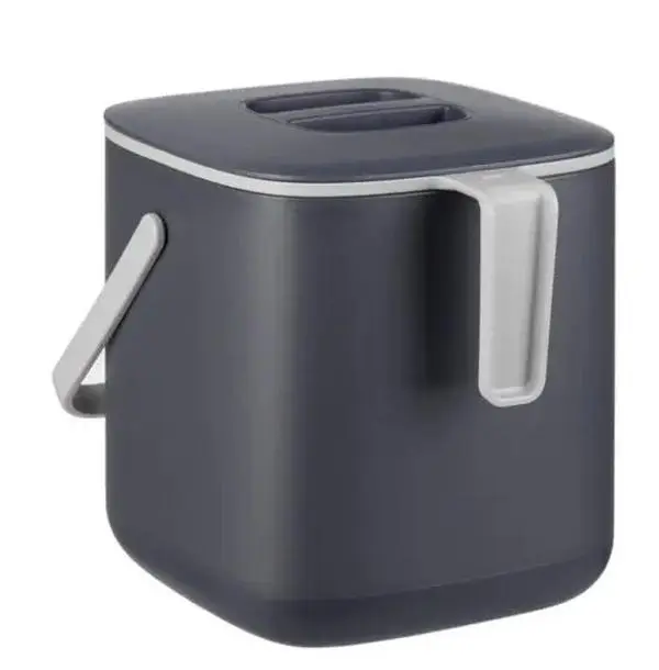 2.6L Compact Kitchen Countertop Compost Bin – Odor-Lock Sealed Lid (No Smell, No Bugs) – Perfect for Small & Busy Kitchens Compostbin Household Waste Bin