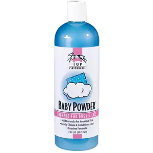 212 MAIN Pet Pals Top Performance Baby Powder Shampoo, 17oz Rich Dog & Cat Grooming Product with Gentle Cleansing, Grooming Products