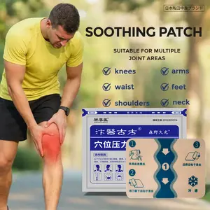 "Analgesic patch for alleviating knee pain, synovitis, meniscus injury, and abnormal noise in knee joint"