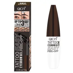 Waterproof Tattoo Eyebrow Gel, Volumizing & Long-Lasting, Natural Finish, Easy Application, Perfect Gift for Girls, 24-Hour Wear, Volumizing Brow Filler