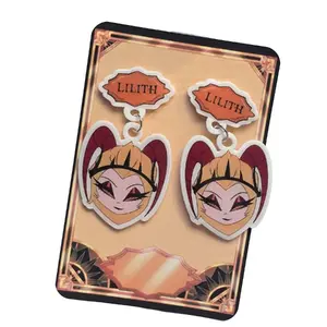 Hazbin Hotel Handmade Earrings - Fashion Accessory Lilith