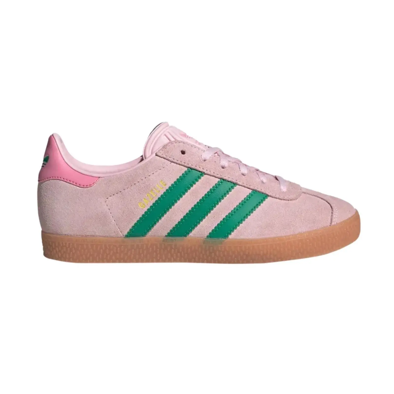 Adidas Gazelle Clear Pink Court Green (GS) JP7128 New Adidas Gazelle Clear Pink Court Green (GS) JP7128 New