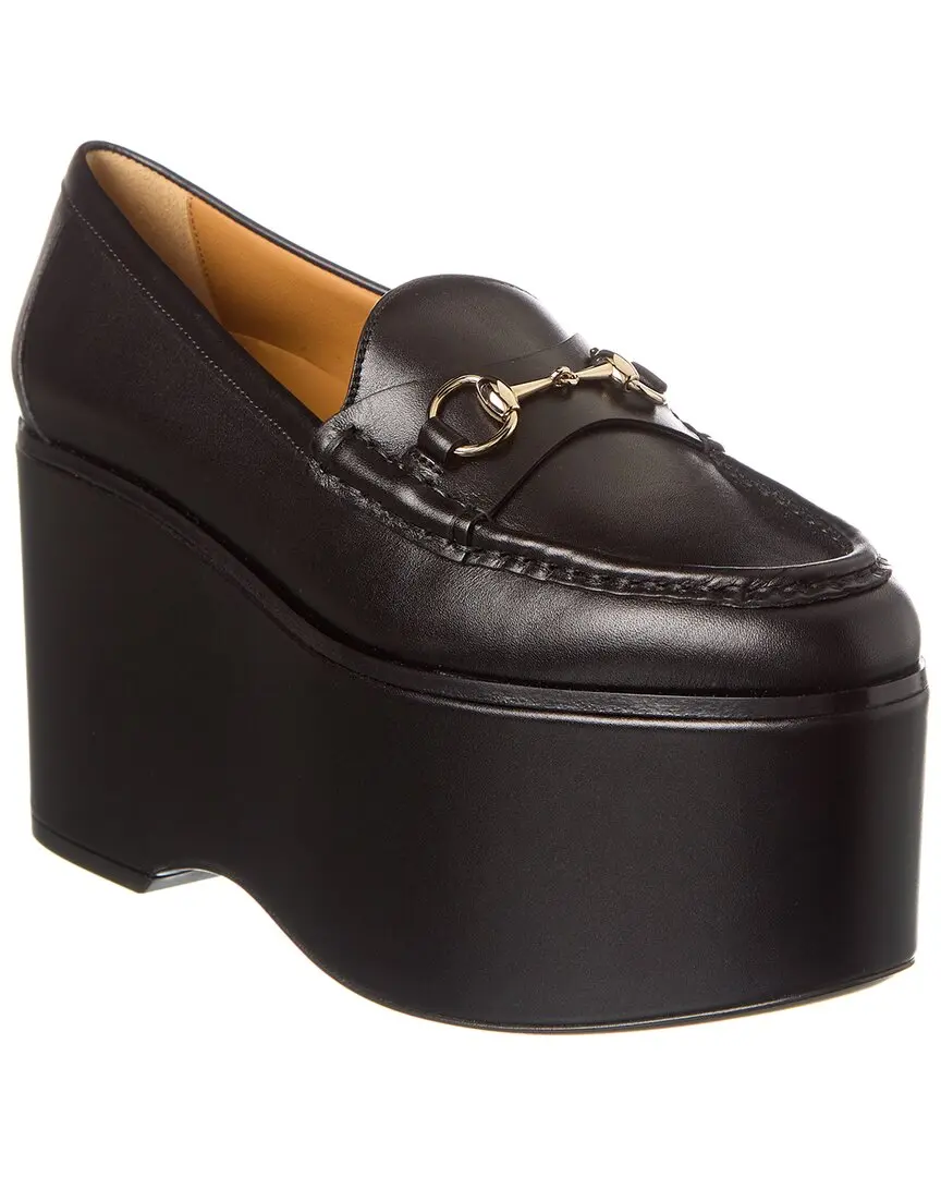 Gucci Horsebit Leather Platform Loafer