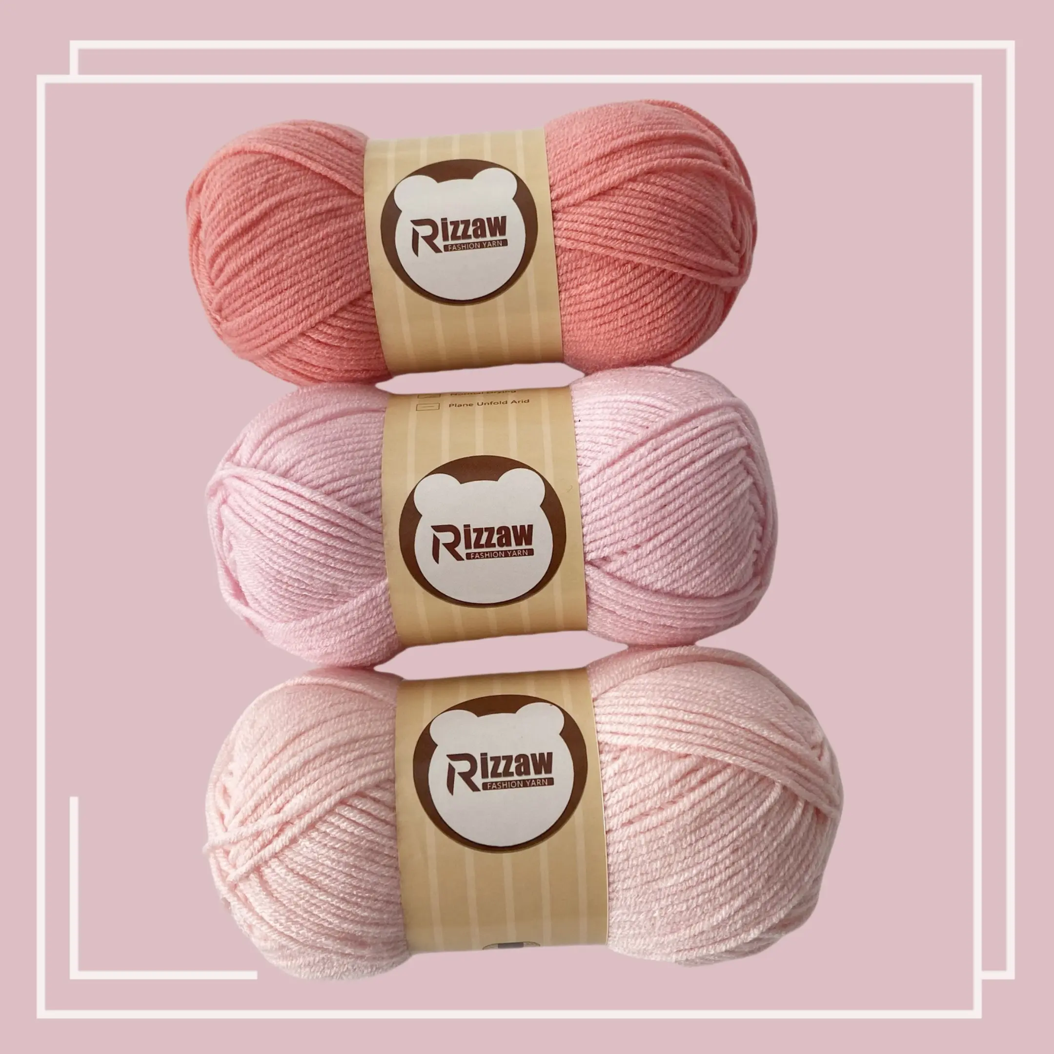 3pcs 100% Acrylic Yarn Set, Bulk Yarn, Morandi Color Combination, Perfect for Beginners DIY Crochet Summer Clothes, Handbags, Rugs, Knitting Supplies, Crocheting Supplies