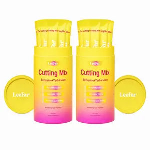 2 Botte LeeFar Cutting Drink Mix SD–| Strawberry Açaí Flavor – 30 Servings