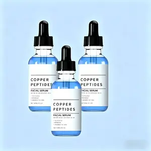 GHK-Cu Copper Peptide Serum with Hyaluronic Acid | Anti-Aging Facial Serum, Deep Moisturizing & Nourishing, Firming & Wrinkle Smoothing | Fragrance-Free | 30ml Daily Face Serum for All Skin Types | Men & Women, Cruelty-Free, Vegan Skincare