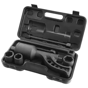 Torque Multiplier Set, 1 Inch Drive Lug Nut Wrench, Heavy Duty Torque Multiplier Wrench 1:64, 6,800 N.m Lug Nut Remover, Includes Four Sockets (21mm-41mm) And Durable Storage Case, Quick Release Handle