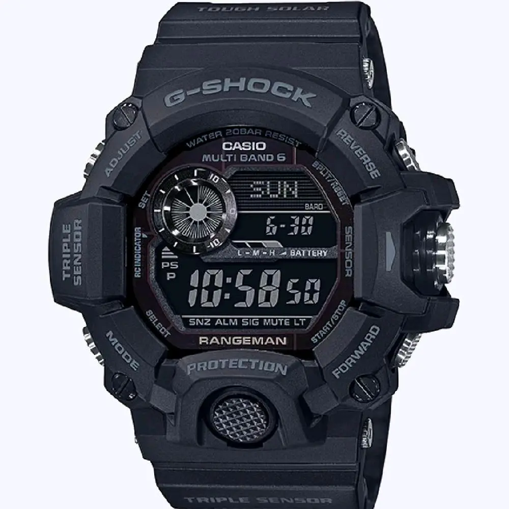 New G shock black Master of G Rangeman men' s big watch Gw9400