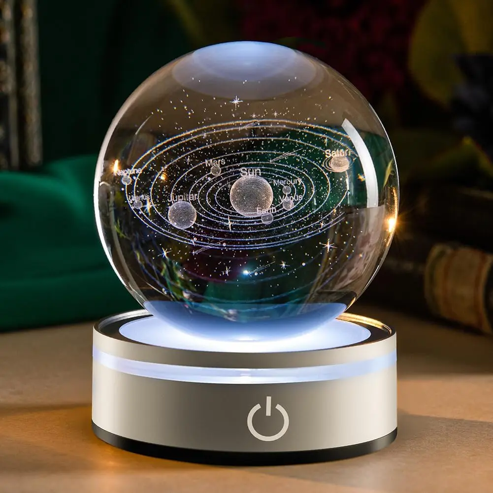 3D Solar System  Ball Model  Space Astronomy   Multicolor Universe Globe Ball Science Astrophysics  Night Light  Bedroom Adults
