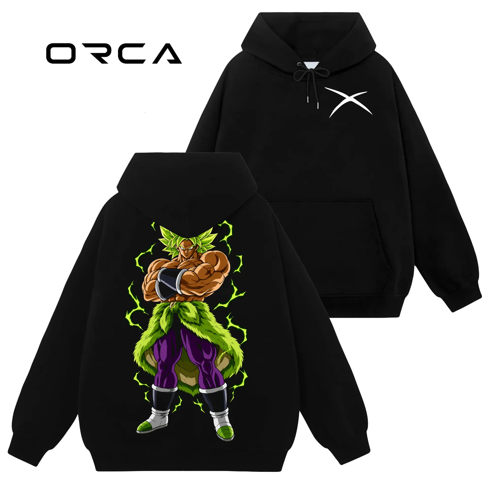 [Orca Fashion] Super Broly - Dragon Ball #68 Hoodie T-Shirt Sweatshirt, Retro Vintage Unisex Graphic 90s Cotton, Gift For Wibu, Anime Manga Y2K Streetwear