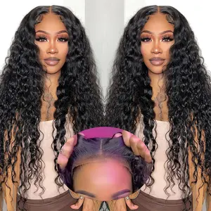 Gabrielle Hair Deep Wave Human Hair Glueless Pre Cut Natural Hair Wigs for Black Women 9x6 7x5 5x5 4x6 Ready to Wear Bleach Knots 180% Density Wig Curly#outdoorfun#SummerVibes#tiktokshopspringglowup