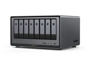 UGREEN NASync DXP8800 Plus, 8-Bay Thunderbolt™ NAS with Intel®  10-Core™ i5 CPU (Up to 4.40 GHz), 8GB DDR5, 4x M.2 PCIe Slots, 2x 10GbE, 2 TBT4, SD Slot (Diskless)