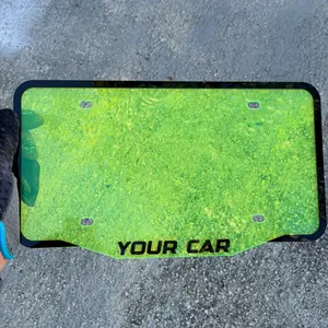 Custom Acrylic License Plate Frame