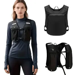 Lightweight Sports Backpack for Outdoor Activities, Portable Trail Running Phone Bag, Adjustable Shoulder Straps, Versatile Design, Vests