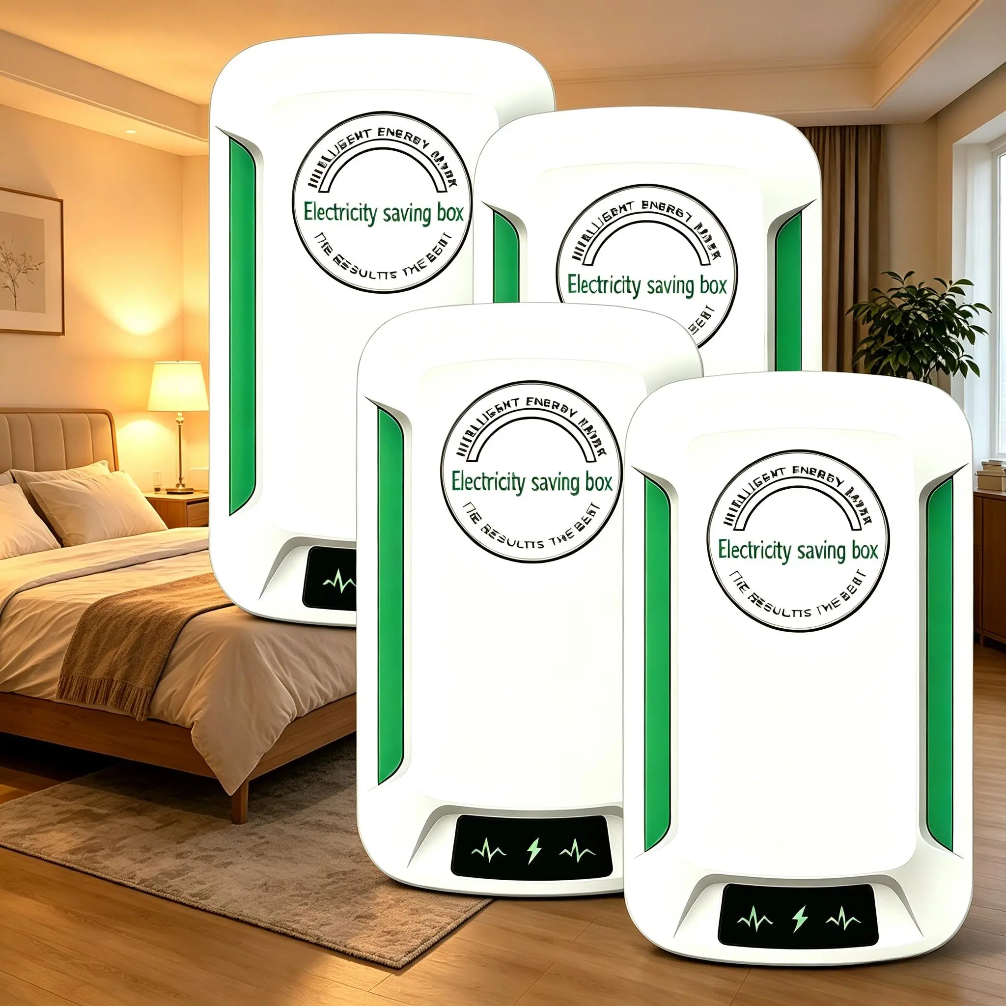 4PCS Plug-In Power Device, Smart Plug Device & Office US Plug, Plug&Play, Portable Indoor Plug-In Device for Home/Office/Restaurants/Factory