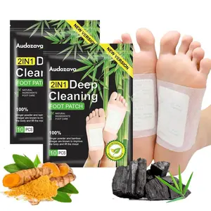 10/20/40 Natural Bamboo Ginger Powder Foot Patches Foot Care, Deep Cleansing, Soothing Relaxation, Sleep-Aid Foot Mask