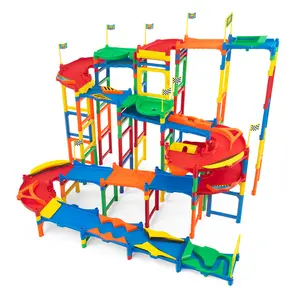 Atwood Toys IMR - Impact Marble Racing Speedway 180 pcs construction marble run race track for kids STEM play learning