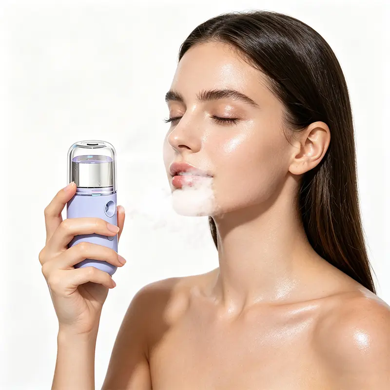 Facial Spray Nebulizer - Daily Hydrating Personal Care Beauty Device with Fine Mist Moisturizers, Spray Nebulizers