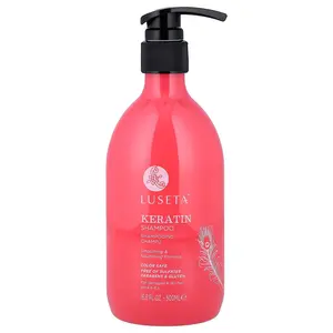 Luseta Beauty Keratin Shampoo, For Damaged & Dry Hair, 16.9 fl oz (500 ml)