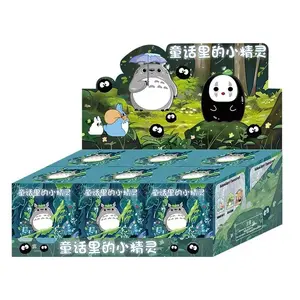 Hayao Miyazaki Anime Fairy Tale Elves Scene Version Blind Box Figurine Peripheral Furniture Accessories Children Gift Wholesale