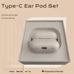 Case with Type C Charging Cable & Protective Pads for Enhanced Audio Experience