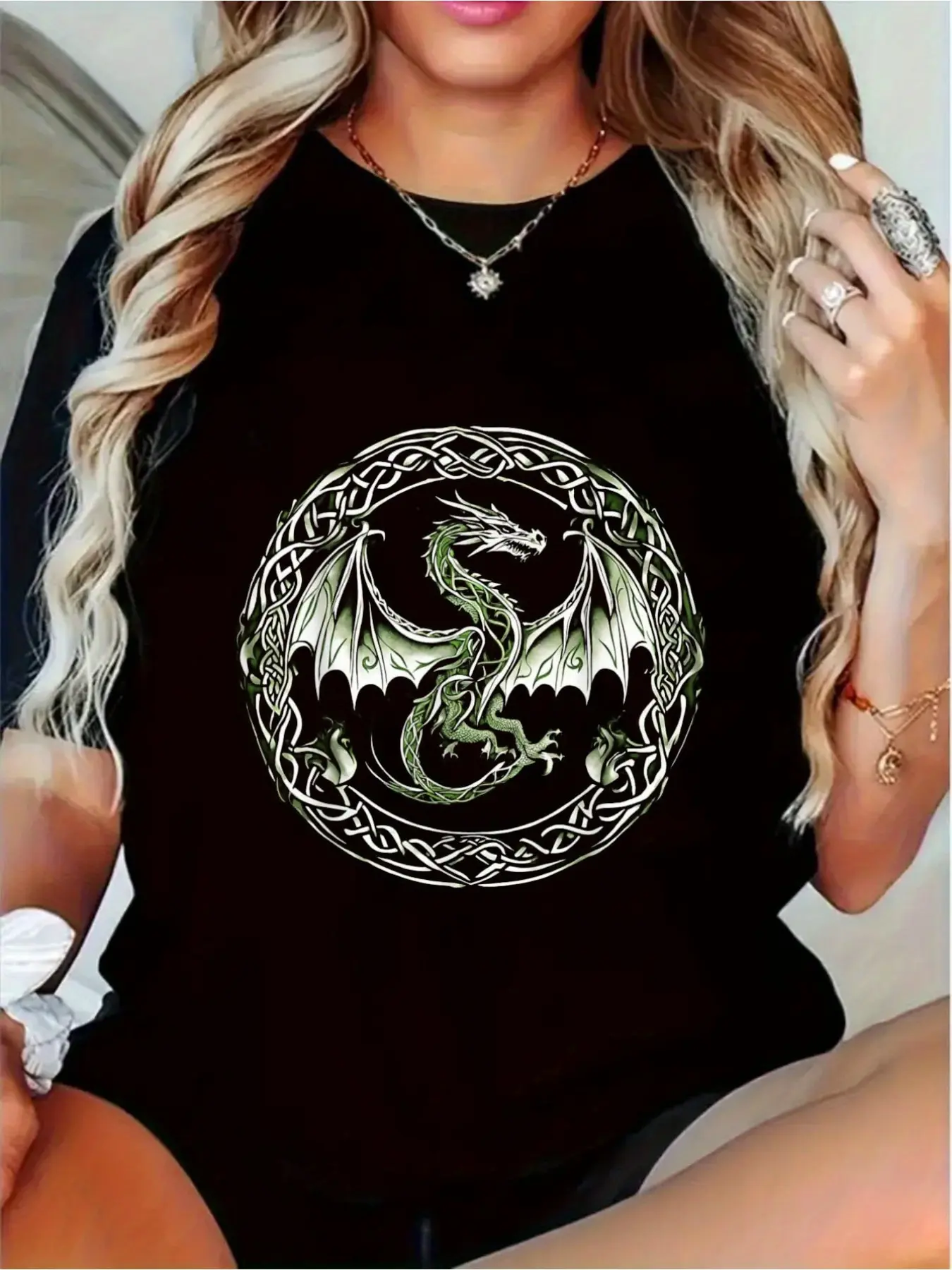 Tribal Irish Green Celtic Knot Fantasy Celtic Drag