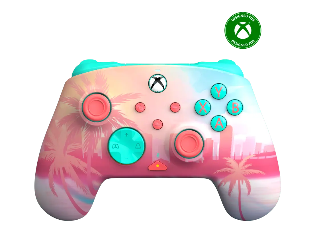 Turtle Beach Pacific Skyline Wireless Controller for Xbox and PC - RGB lighting, TMR thumbsticks, dual rumble motors, mappable back buttons Turtle Beach Pacific Skyline Wireless Controller for Xbox and PC - RGB lighting, TMR thumbsticks, dual rumble motors, mappable back buttons