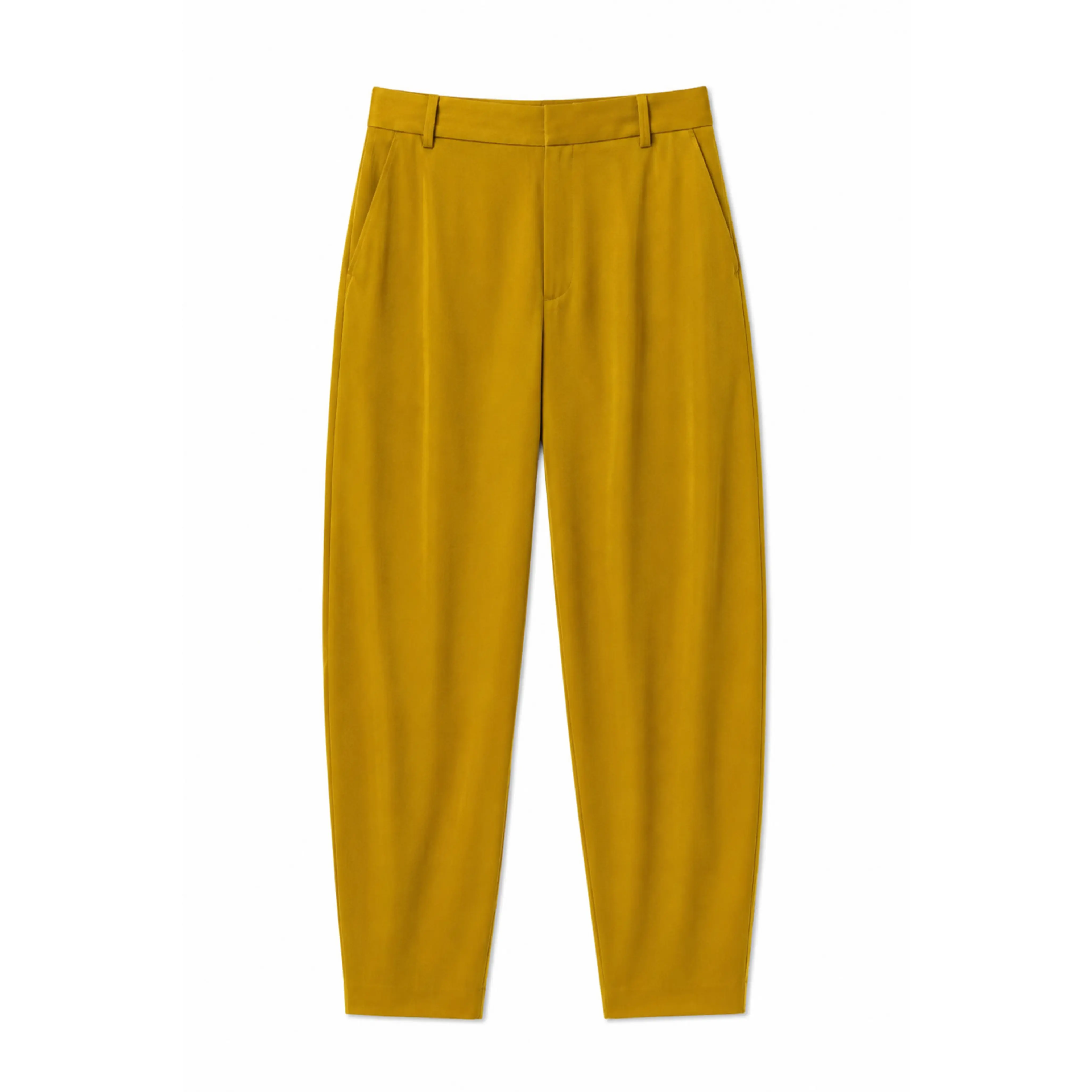 Women's Eco Acetate-Viscose Blend Grace Pants - Mustard