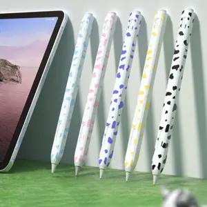 Cow Pattern Silicone Stylus Case, Touchscreen Pen, 1 Count Anti-slip Stylus Protective Case, Tablet & Computer Accessories Compatible with Apple Pencil Pro