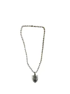 BS8 Chain with shield pendant Coptic Cross Necklace Jewel Necklace