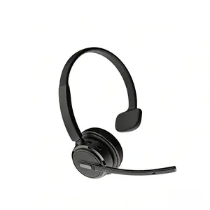 DH18B Trucker Bluetooth Headset Wireless with MicDual Noise Cancelling Microphone Mute Button50Hrs Battery Life PC Headset for Cell PhonesComputer Truck Driver Audio Headphones