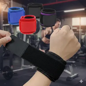 Soft Breathable Sports Wrist Support Wrap - Reduce Fatigue & Enhance Performance for Gym Weightlifting, Outdoor Activities & Daily Workouts. Ideal for Strength Training & Fitness Challenges. Gym Accessories