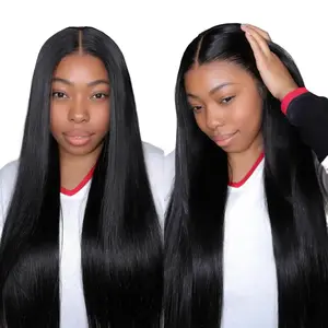 Vshow Straight Hair Wear Go Glueless Human Hair Wigs Pre-Cut 4x6 HD Lace Wigs Pre-cut HD Lace Wigs