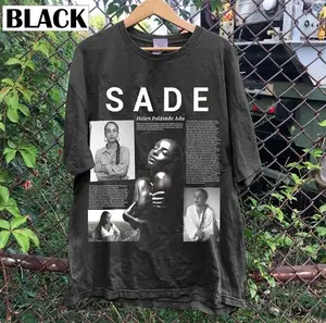 [SALE OFF 25%] Sade Album T-Shirt, Sade Retro Lyric Style Top Tee Vintage Unisex T-Shirt - Design & Printed In The USA