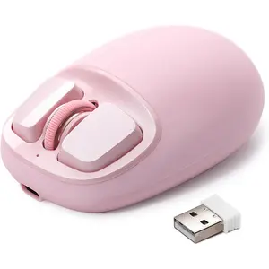 YUNZll C1   , Tri-Mode 2.4G/USB-C/ , 4800 DPl Optical , 6 Adjustment Levels,Customize Mice for Laptop, , iPad, MacBook ()