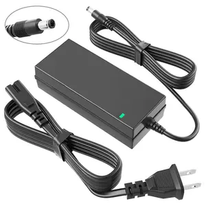 Qoovi SGS Certified 42V 2A DC Male Power Adapter for 36V Electric Bike Lithium Battery Charger,Escooter Ebike Battery Charger Connector Diameter 5.5mmx2.1mm/2.5mm