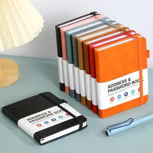 A6 Compact Planner Notebook Password Log Book, 1 Count Address Book with Alphabetical Labels for Easy Organization, Ideal for Home Office School Use, Homeschool Planner, Office Stationery Supplies