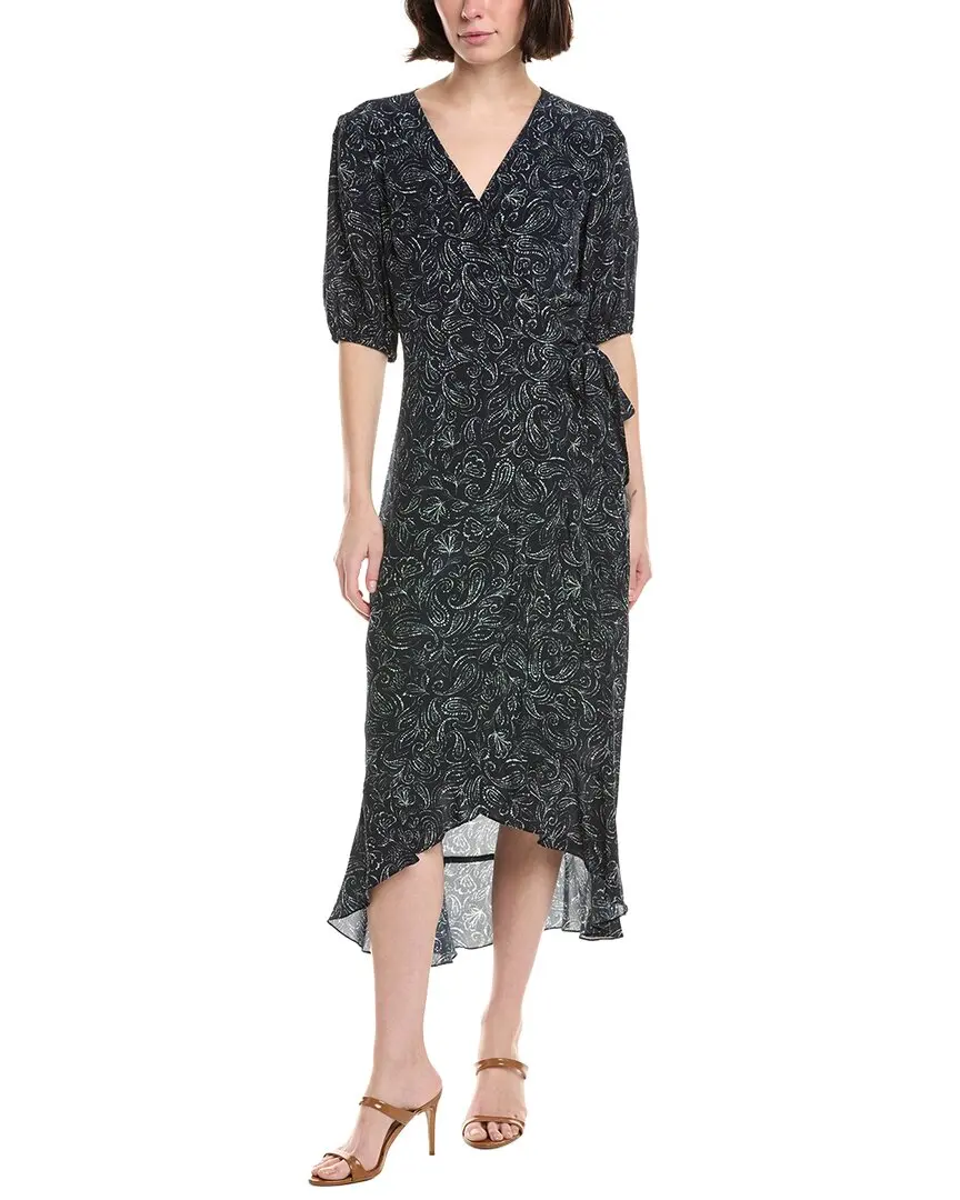 Sara Campbell Wrap Georgette Dress