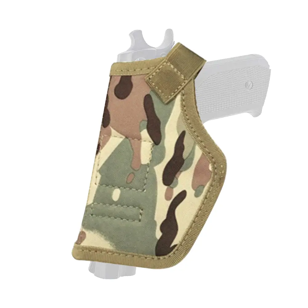 Unisex Waterproof Nylon-Oxford Camouflage Waist Holster with Hand Rest Brace - Ambidextrous, Discreet Concealed Carry, Long-Lasting Performance for Hiking, CS Games, Airsoft Gear Storage, Outdoor Hunting, Tactical Equipment, Secure, Reinforced