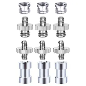 12pcs 1/4" To 3/8" and 3/8" To 1/4" Camera Mounts Converter Set - Camera Mounts & Clamps for Tripod, Monopod and Easy Installation, Easy to Install and Convenient to Use