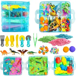 Sensory Bin Sensory Toys with Play Sand for Toddlers Boys and Girls, Kids Toy Gift Sand Box for Ages 3 4 5 6 7 8