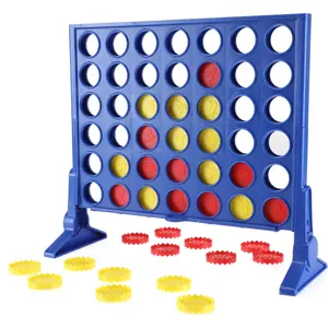 Connect4 Classic Grid Board Game, 2 Player Strategy Game for Kids & Adults, Family Game Night Toy, Educational STEM Board Game, Travel Game Ages 6+